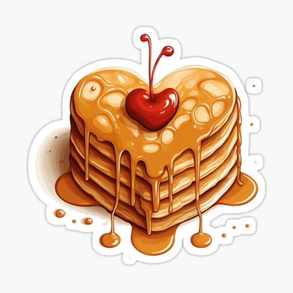 J'aime les pancakes Sticker