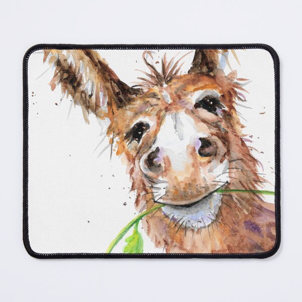 Item preview, Cute Cheeky Donkey with Flower designed and sold by Marjansart.