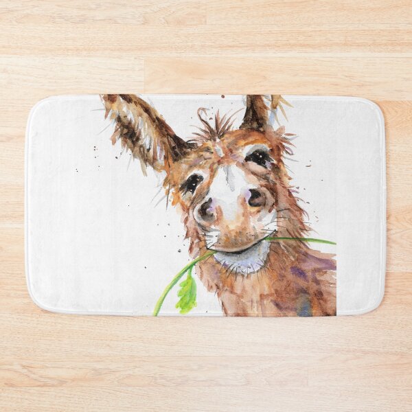 Item preview, Cute Cheeky Donkey with Flower designed and sold by Marjansart.
