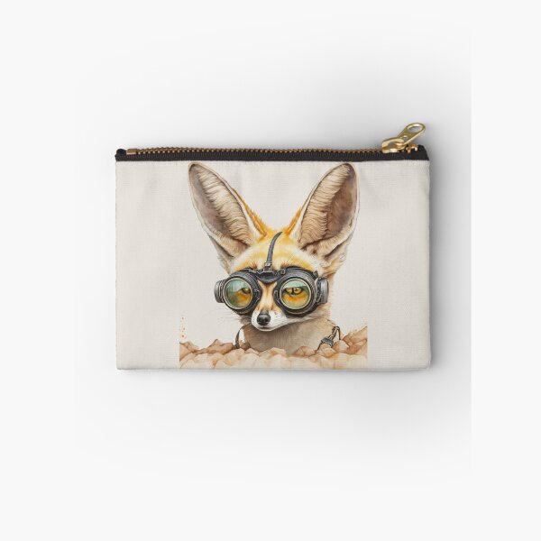 Item preview, Fennec Fox Wearing Aviator Goggles Portrait designed and sold by Sturdust.