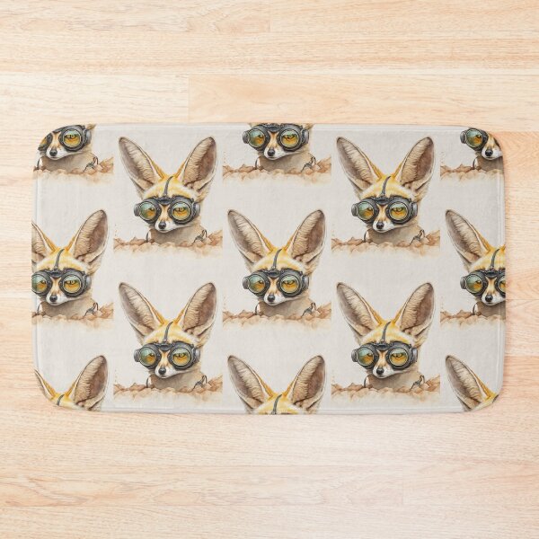 Item preview, Fennec Fox Wearing Aviator Goggles Portrait designed and sold by Sturdust.