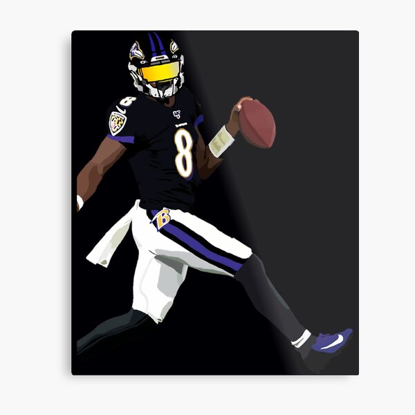 Lamar Jackson Jersey Sticker for Sale by cbaunoch