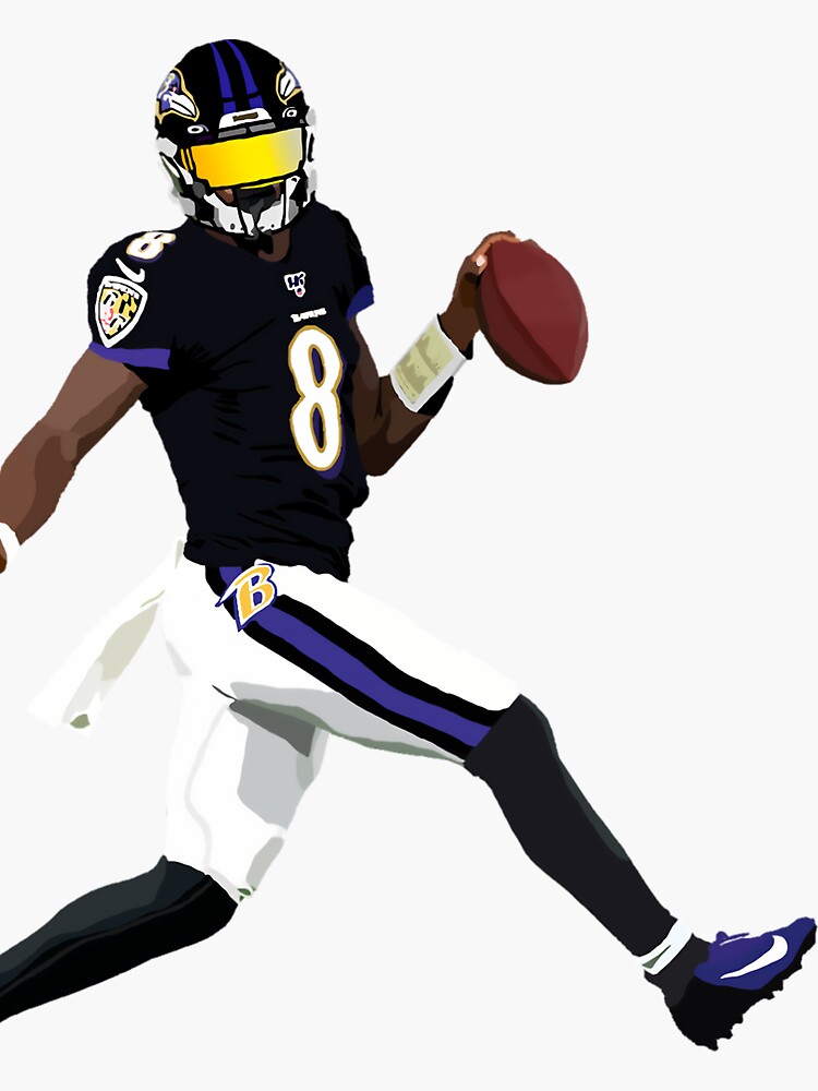 Lamar Jackson Jersey Swap Speed Art 