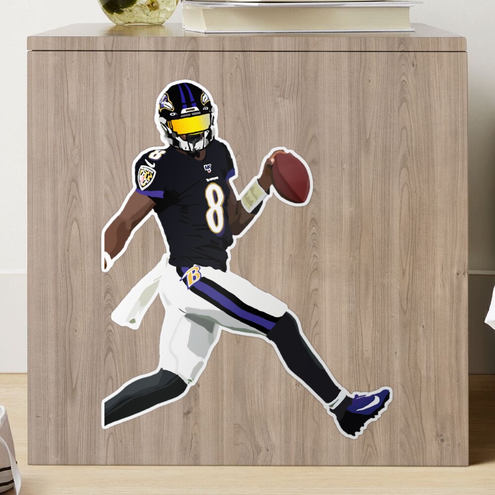 Lamar Jackson Black & White Canvas Art – My Idea Sports Canvas