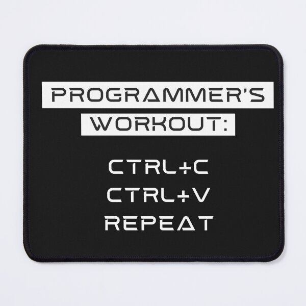 Item preview, Programmers workout: ctrl+c, ctrl+v, Repeat designed and sold by Code  Monkeys.
