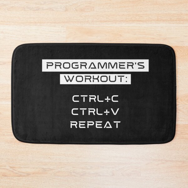 Item preview, Programmers workout: ctrl+c, ctrl+v, Repeat designed and sold by Code  Monkeys.
