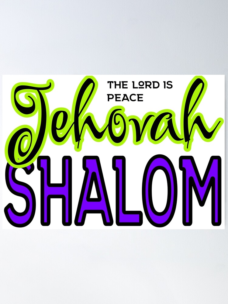 Shalom - Hebrew Word For Peace - Worship Christianity Faith