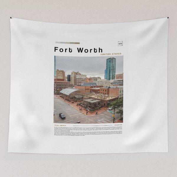 Item preview, Fort Worth poster landscape designed and sold by paulrommer.