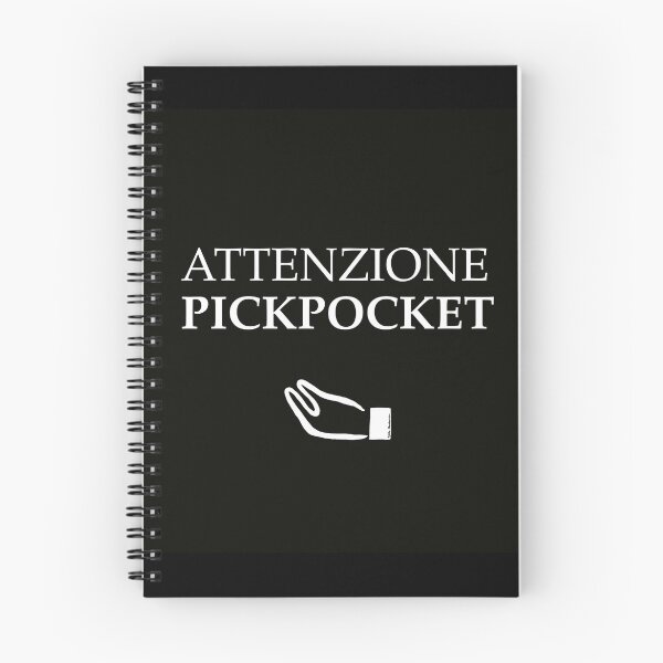 Item preview, Attenzione Pickpocket designed and sold by talitahadassa.
