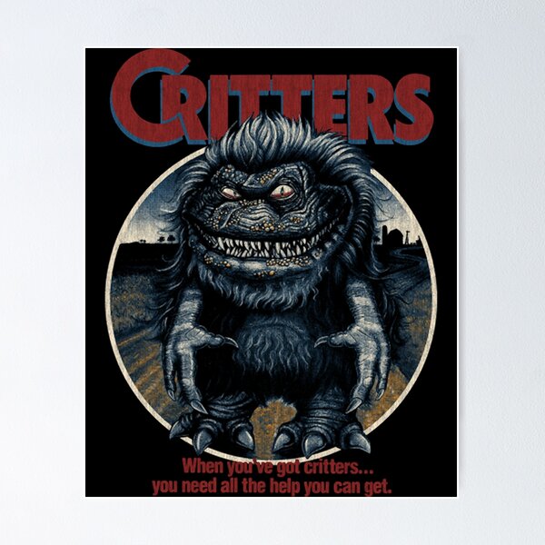 Item preview, Critters, culto clásico, terror designed and sold by Luxuryforked.