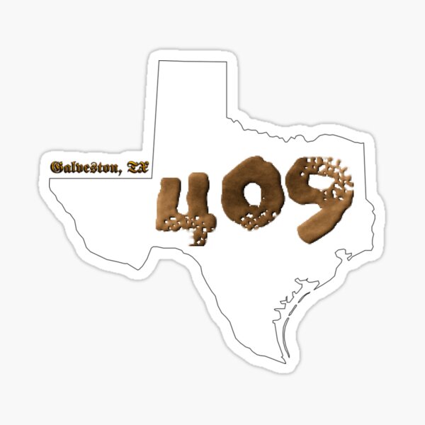 Galveston TX Sticker