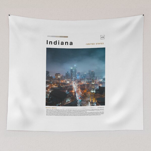 Item preview, Indiana poster landscape designed and sold by paulrommer.