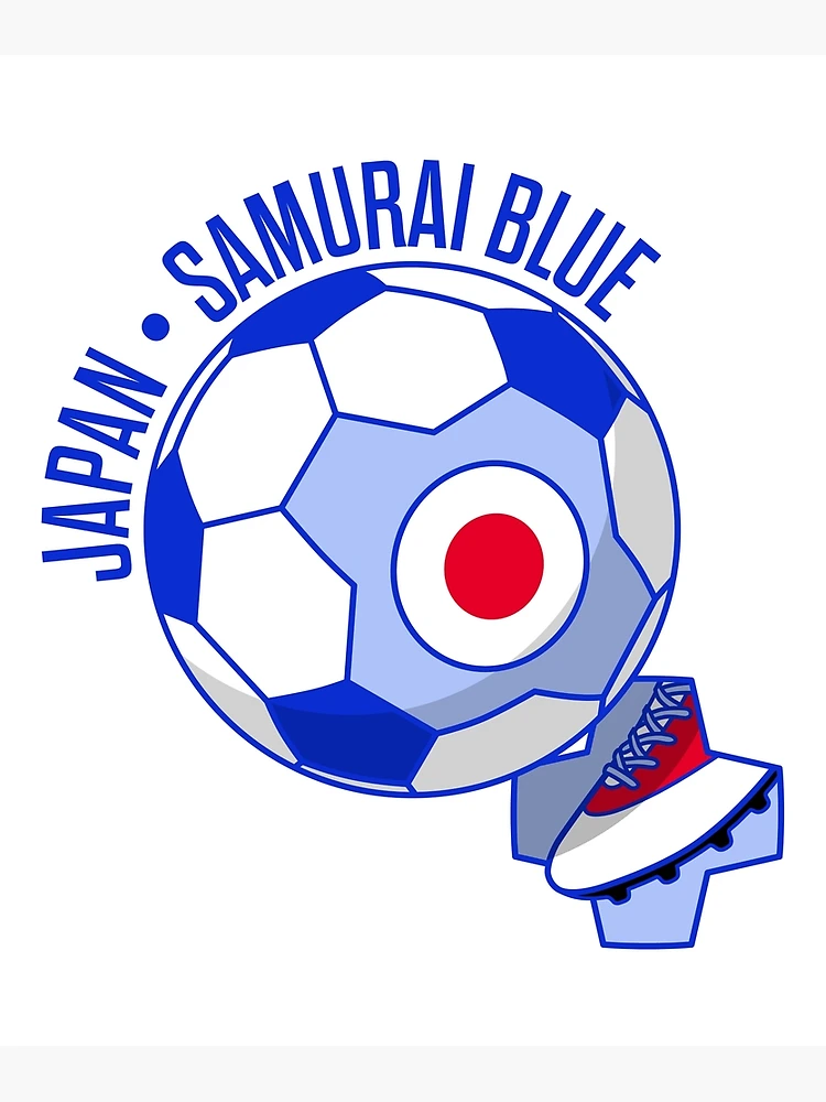 Samurai Blue - Japan - Japanese Flag Soccer / Football Fan