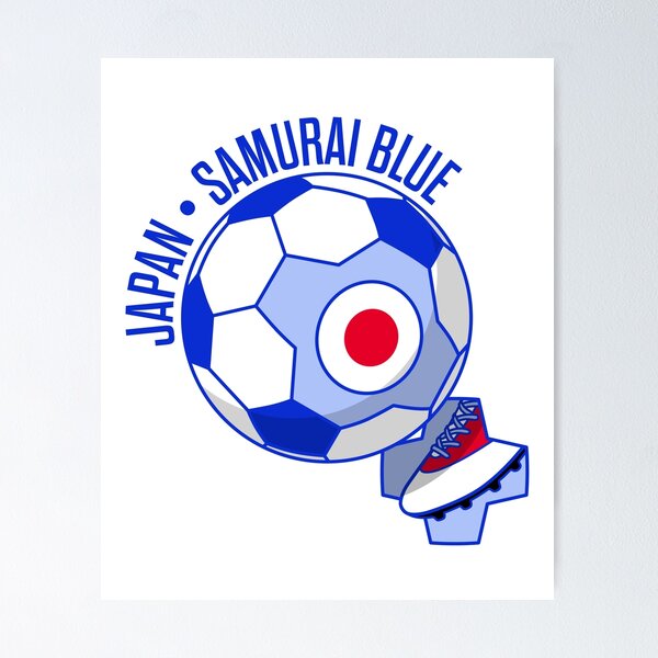 Samurai Blue - Japan - Japanese Flag Soccer / Football Fan