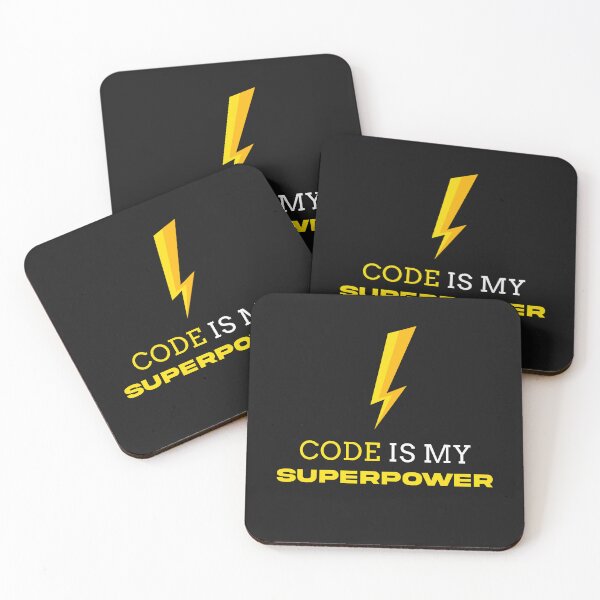 Item preview, Code is my superpower designed and sold by Code  Monkeys.