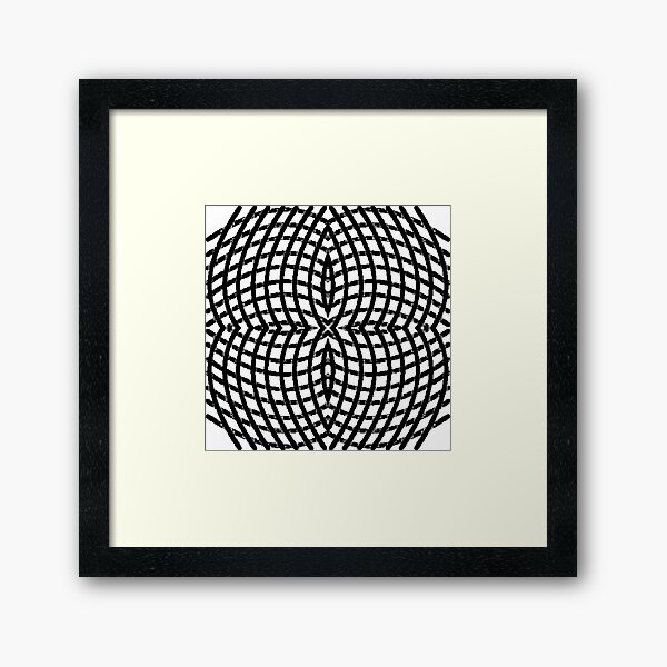Circle, range, round, lap, disk, disc, circumference, ring, round, periphery Framed Art Print