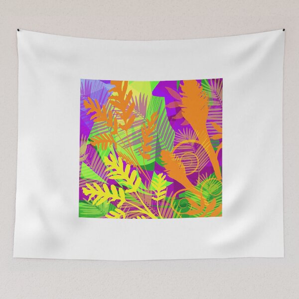 Item preview, Electric Orange Tropics designed and sold by Robin Swaby.