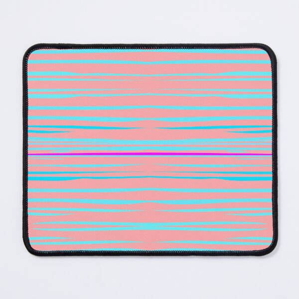 Item preview, Sunset Stripes - Aqua Blue Pink designed and sold by SilverPegasus.