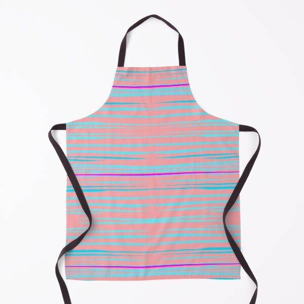 Item preview, Sunset Stripes - Aqua Blue Pink designed and sold by SilverPegasus.