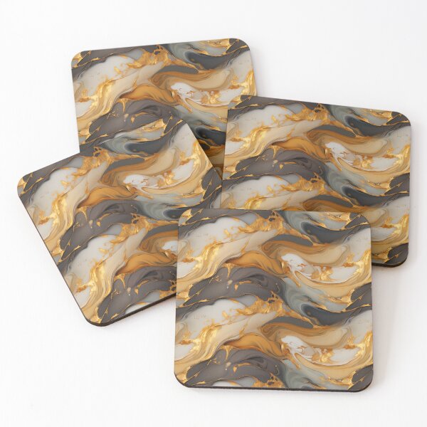 Item preview, All Gold Gradient Marble designed and sold by Lumistica.