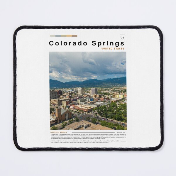 Item preview, colorado springs poster landscape designed and sold by paulrommer.