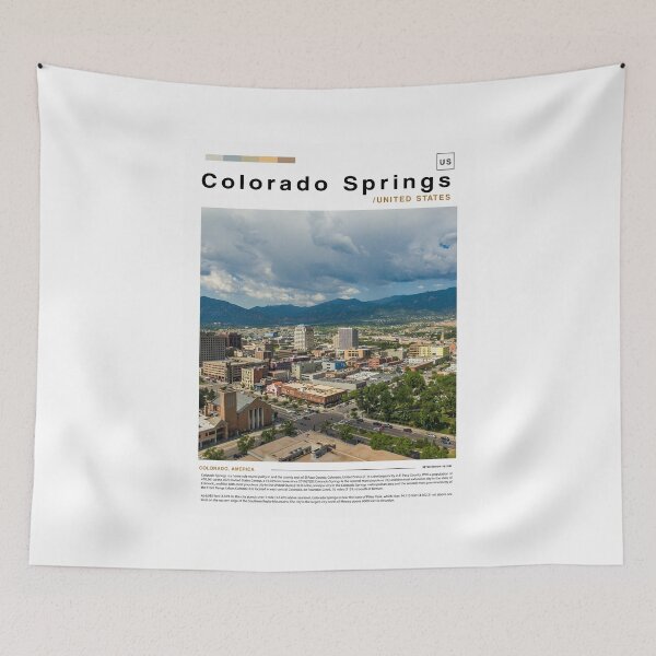 Item preview, colorado springs poster landscape designed and sold by paulrommer.