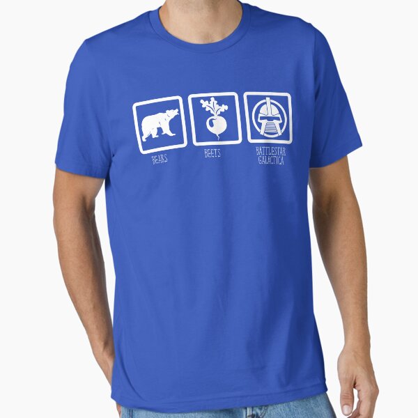 Item preview, Bears, Beets, Battlestar Galactica - The Office designed and sold by GeeklyShirts.