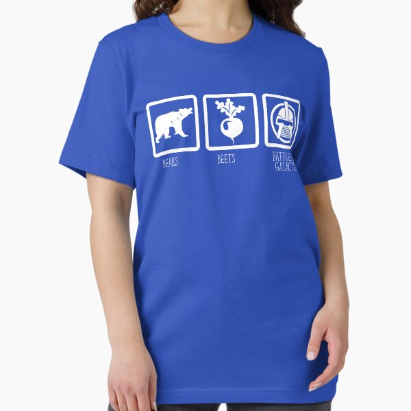 Item preview, Bears, Beets, Battlestar Galactica - The Office designed and sold by GeeklyShirts.