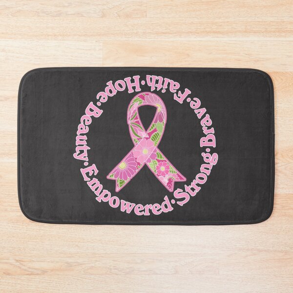 Item preview, Floral Pink Breast Cancer Awareness Ribbon designed and sold by Alondra.