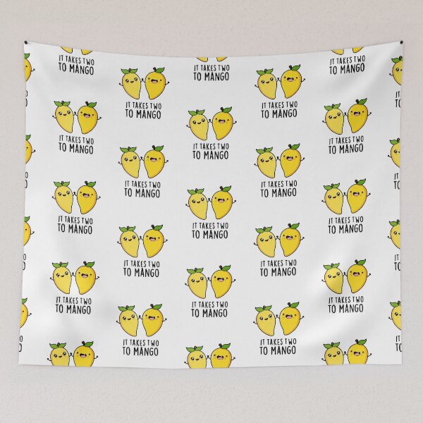 Item preview, It Takes Two To Mango Dancing Funny Fruit Puns  designed and sold by punnybone.