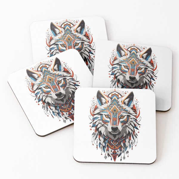 Item preview, Ethnic Wolf Totem designed and sold by jkrphoto.