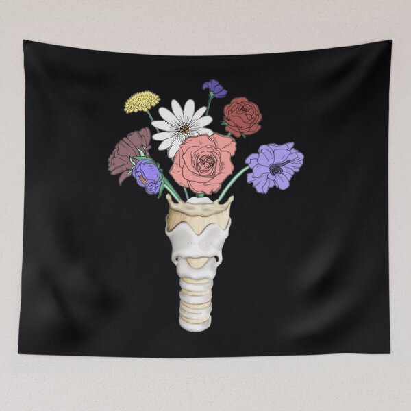 Item preview, Larynx with Flowers 	 	 designed and sold by zjuyrptmw39.