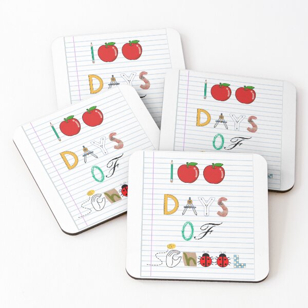 Item preview, 100 Dars of School - school supplies designed and sold by Shipwright-Duck.