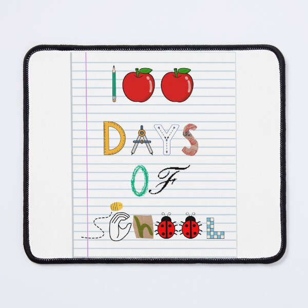 Item preview, 100 Dars of School - school supplies designed and sold by Shipwright-Duck.