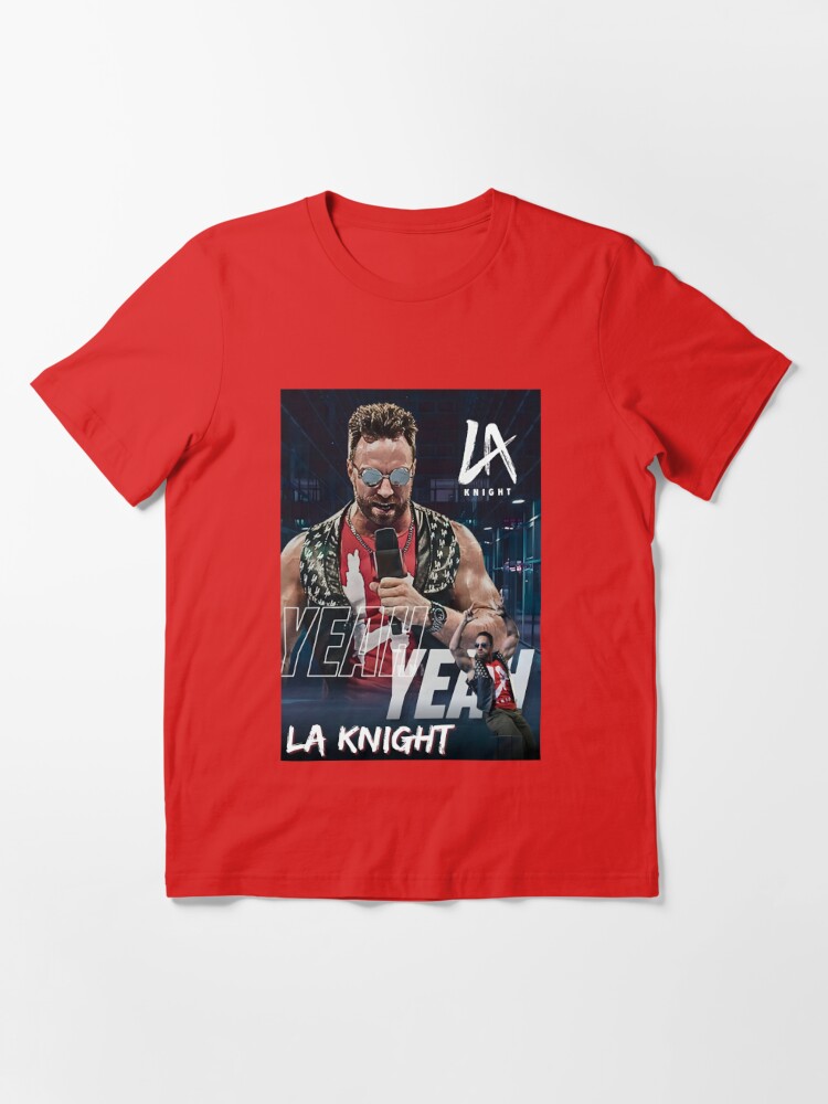 WWE LA Knight Logo Red T-Shirt