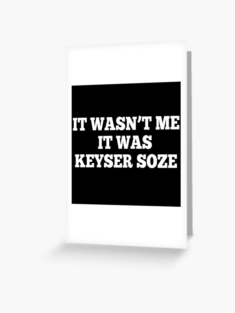 The Usual Suspects - Ending scene, Keyser Soze