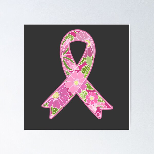 Breast Cancer Pink Ribbons Awareness Poster for Sale by websaver