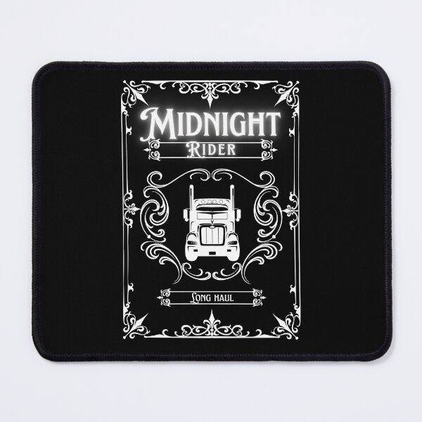 Item preview, Midnight rider long haul driver. Truck driver. OTR designed and sold by Cajattire.