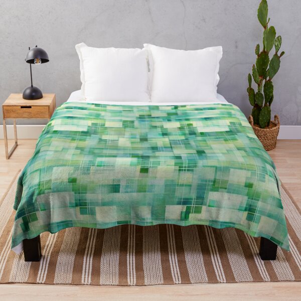 Item preview, Calm Green Shadows and Reflections Abstract designed and sold by micklyn.