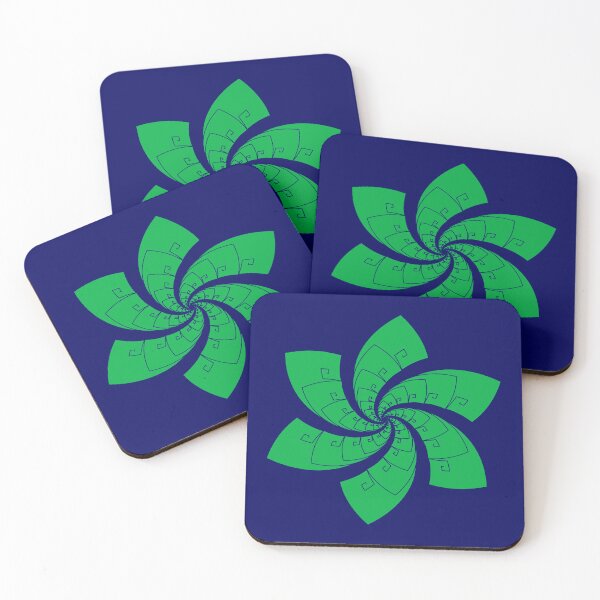 Item preview, Golden Ratio Star Green designed and sold by Jeallan Designs.