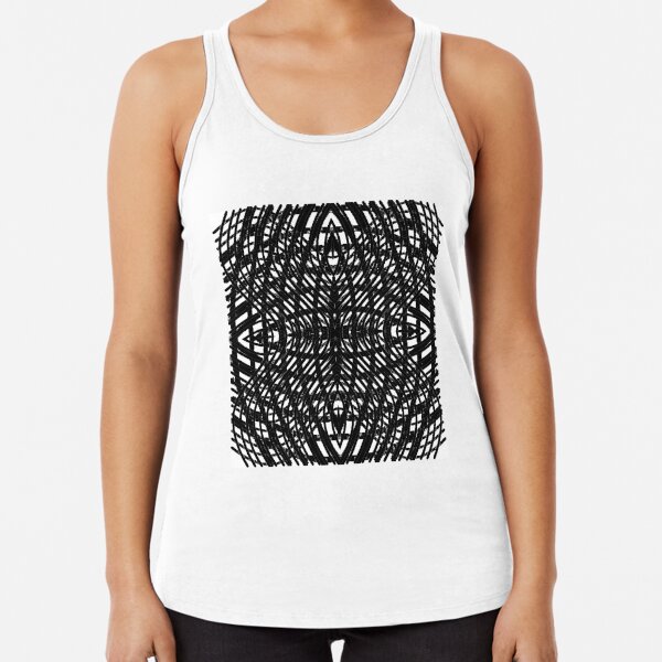 Round, lap, disk, disc, circumference, ring, round, periphery, circuit, coterie Racerback Tank Top