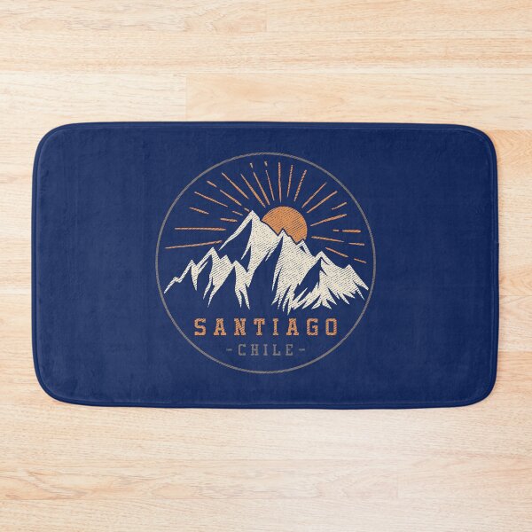 Artikelvorschau, Santiago Chile Vintage Berge Sonnenuntergang Retro Souvenir entworfen und verkauft von alenaz.