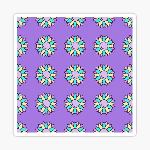Pastel Paisley Sticker