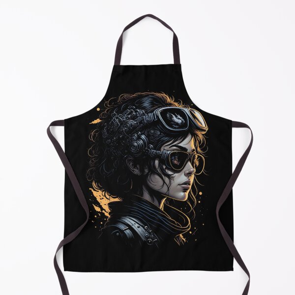 Item preview, Pilot Woman Steampunk Style Vintage Portrait designed and sold by SoccaTamam.