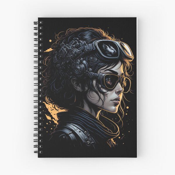 Item preview, Pilot Woman Steampunk Style Vintage Portrait designed and sold by SoccaTamam.