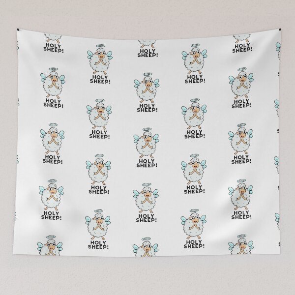 Item preview, Holy Sheep Funny Animal Puns  designed and sold by punnybone.