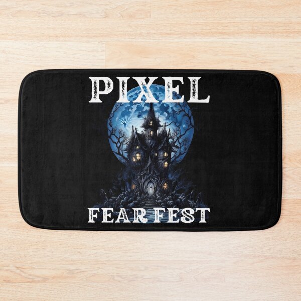 Item preview, Pixel fear fest haunted house Halloween design designed and sold by GracefulGems.