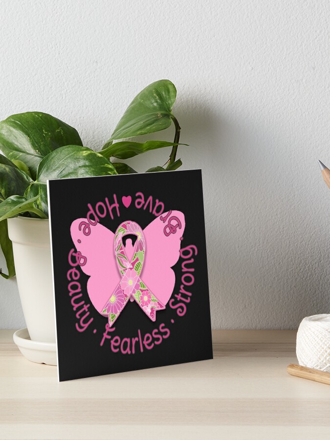 Pink Ribbon Gem Stickers - Crafts for Kids and Fun Home Activities