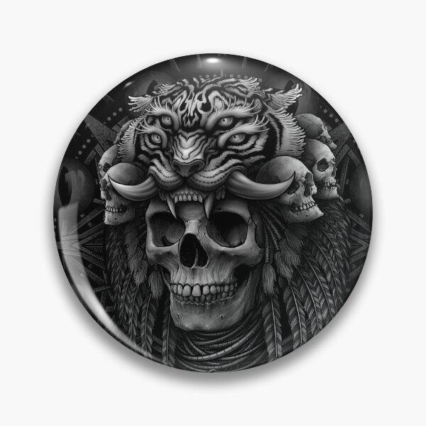 Item preview, Occult maya skull, Tiger Headdress designed and sold by Winya.