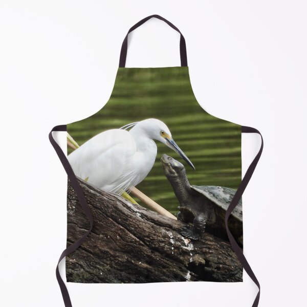 Item preview, Unusual friends egret and turtle designed and sold by Mark Grimsley.